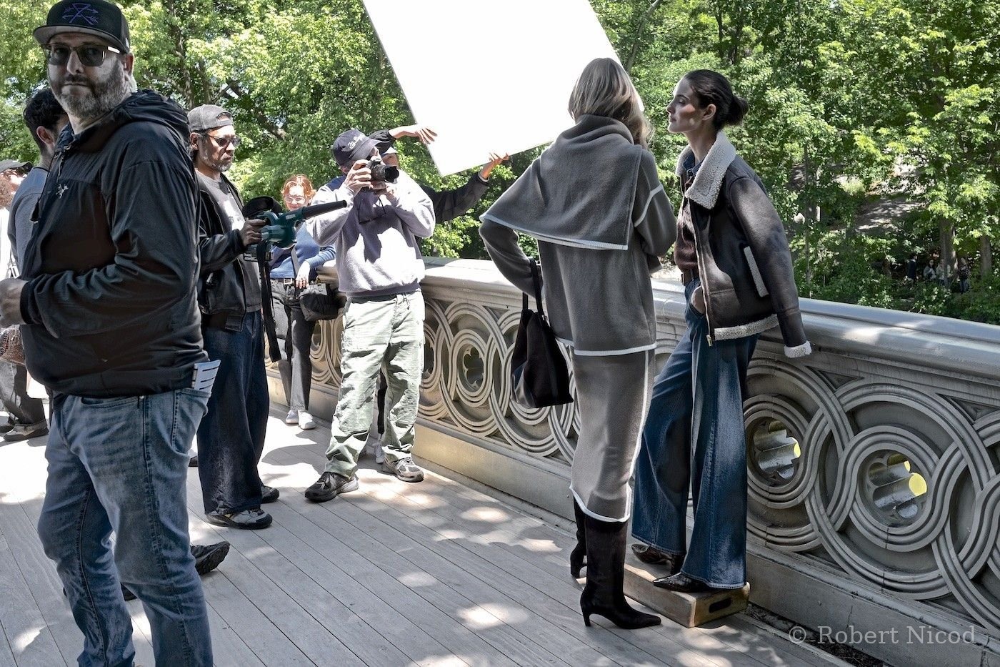 New York — Shooting de mode, Central Park, New York