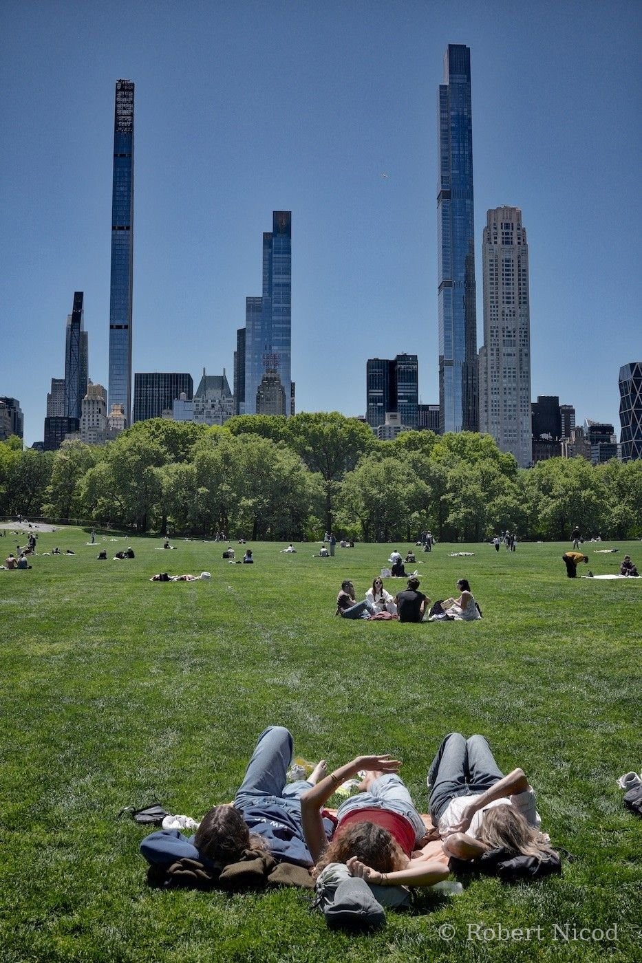 New York — Plus de 400 m de hauteur, presque rien en largeur, Central Park, New York