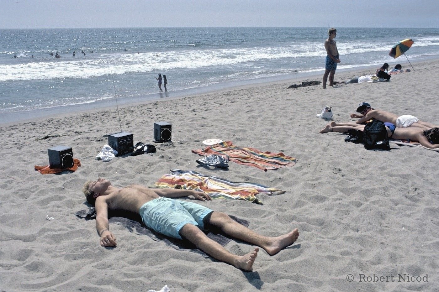 Villes de l'Ouest — Jeunesse relaxe, Santa Monica, Los Angeles 1987
