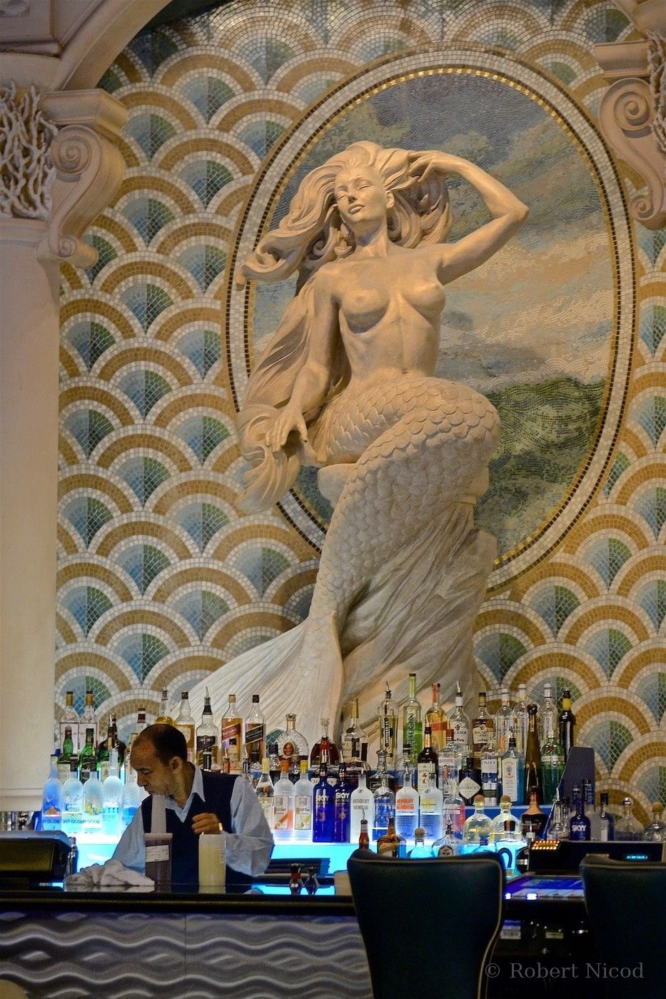 Villes de l'Ouest — Caesars Palace Mermaid Bar, Las Vegas, Nevada 2014