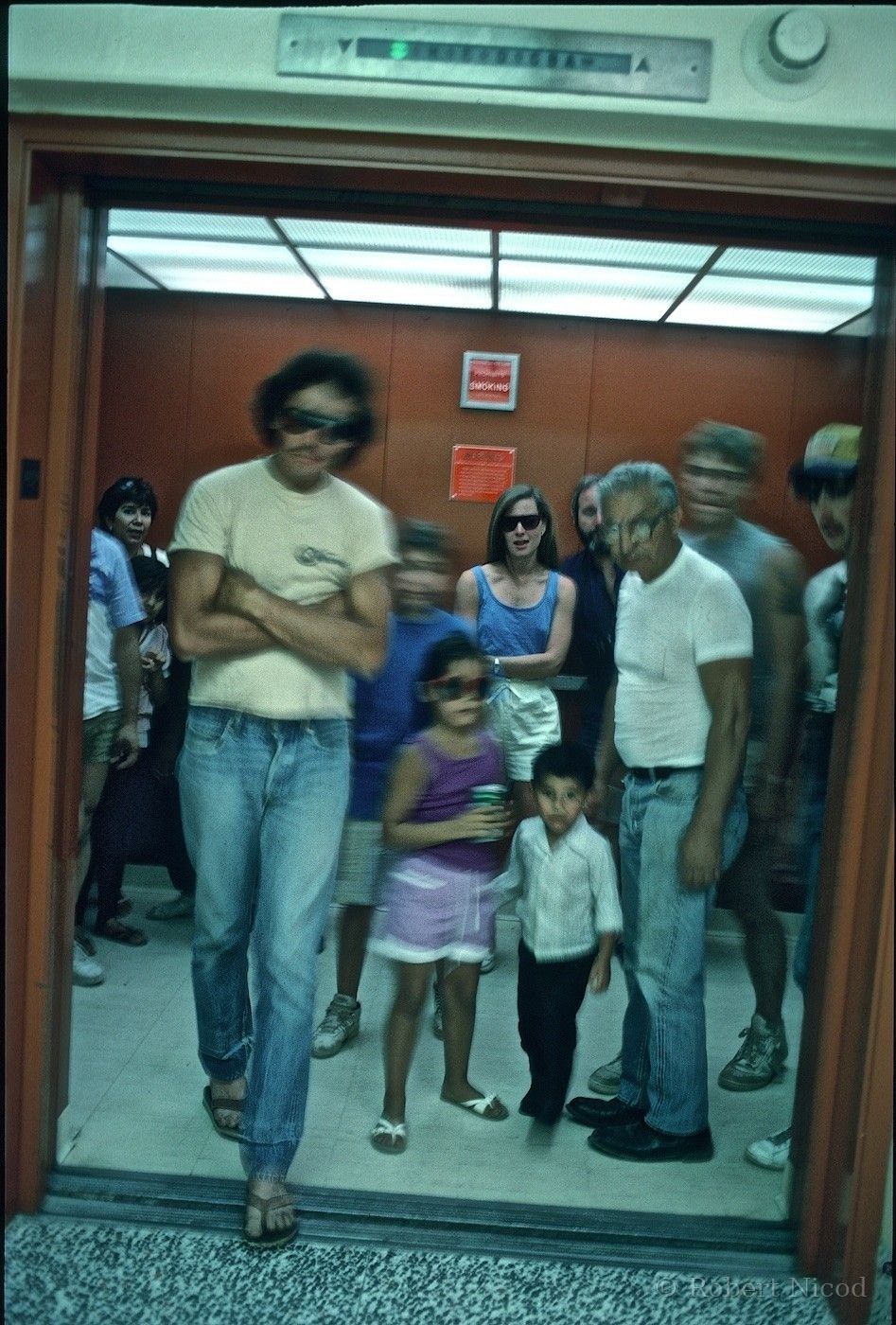 Villes de l'Ouest — Surpris par le photographe, hôtel, Los Angeles 1987
