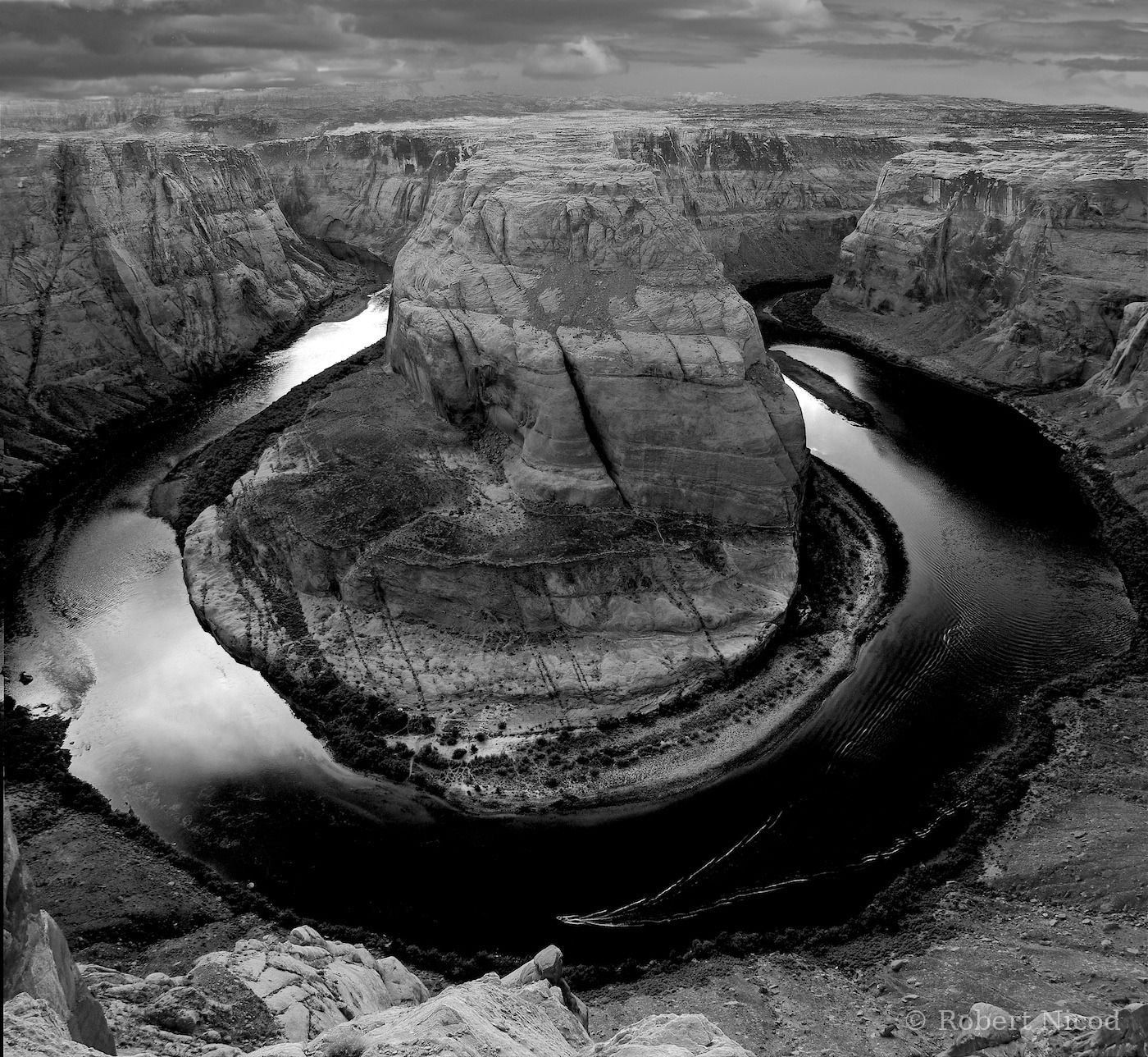 Des touristes à l'Ouest — Horseshoe Bend, Colorado River, Arizona